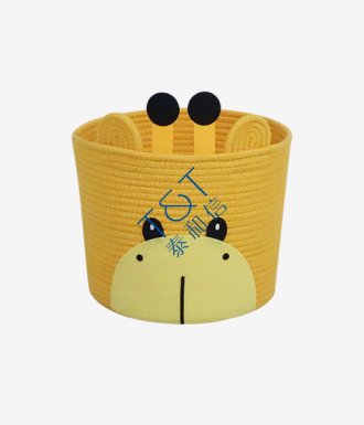 Cute giraffe rope Basket